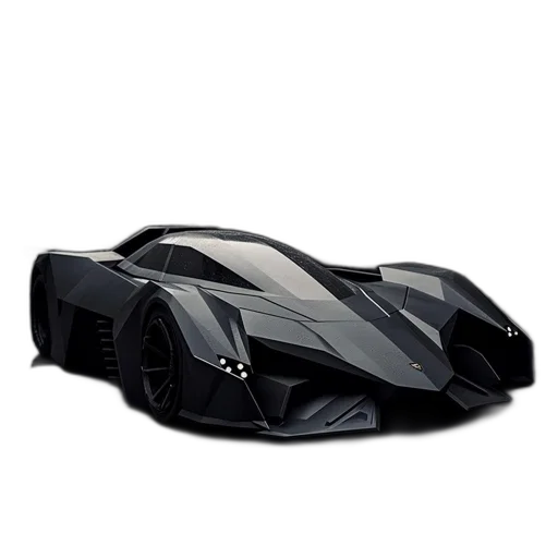 car, weapon, mask, 3d render, photorealistic, concept art, futuristic, black transparent PNG cut-out
