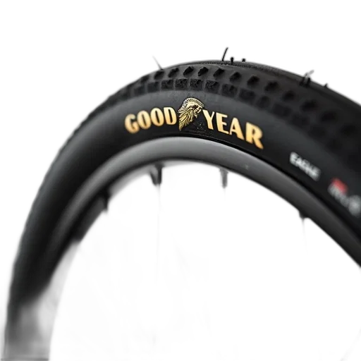 close-up, image, black, bicycle, tire, brand, good, year transparent PNG cut-out