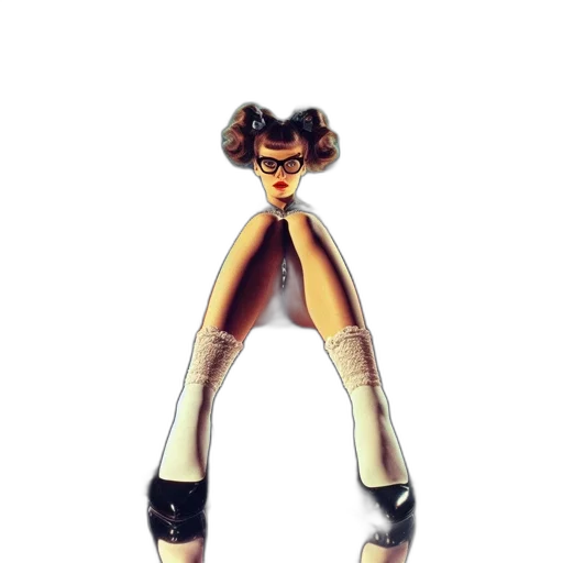 robot, staff, mask, hair, concept art, comic book art, cartoon, 3d render transparent PNG cut-out