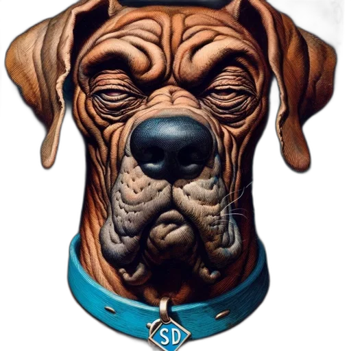 face, animal, mask, staff, photorealistic, 3d render, watercolor, oil painting transparent PNG cut-out