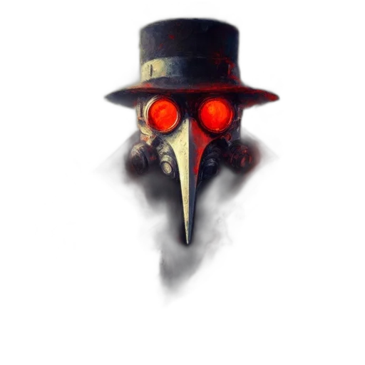 mask, hat, face, robot, concept art, pixel art, fantasy art, comic book art transparent PNG cut-out