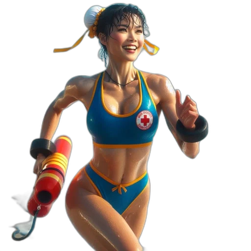 staff, weapon, concept art, fantasy art, 3d render, pixel art, woman, blue transparent PNG cut-out