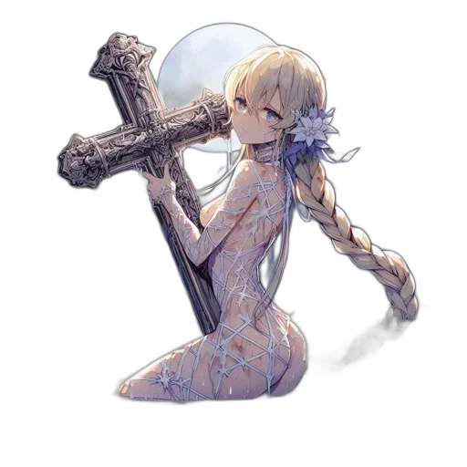 sword, weapon, staff, robot, concept art, fantasy art, watercolor, pixel art transparent PNG cut-out