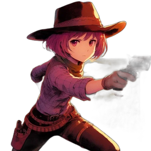 weapon, hat, staff, sword, anime, pixel art, concept art, comic book art transparent PNG cut-out