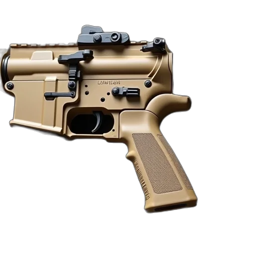 weapon, element, tactical, polymer, grip, airsofta, rifles, tan transparent PNG cut-out