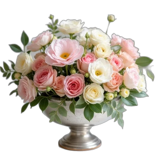 crown, flower, jewelry, photorealistic transparent PNG cut-out