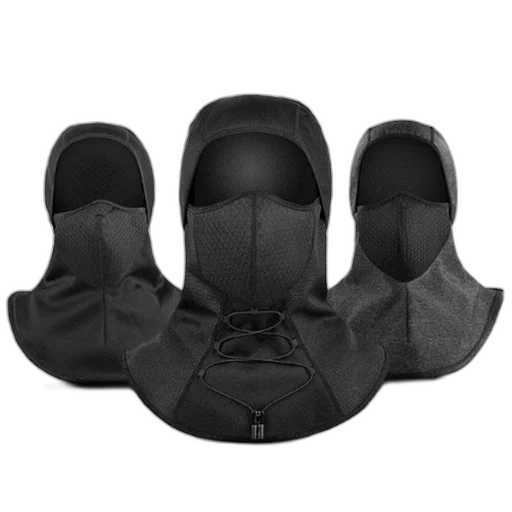 mask, jacket, hat, crown, three, black, face, masks transparent PNG cut-out