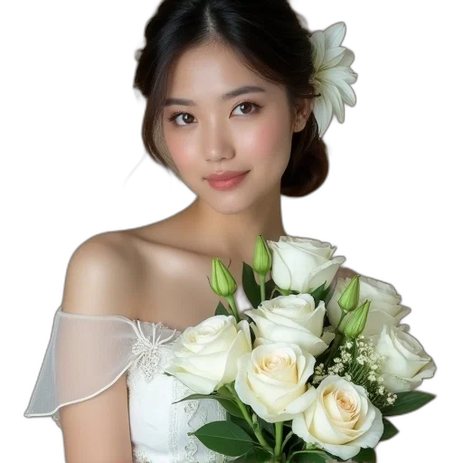 face, crown, dress, jewelry transparent PNG cut-out