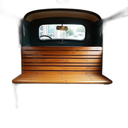 furniture, car, crown, hat, 3d render, photorealistic, concept art, vintage transparent PNG cut-out