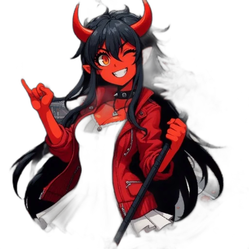 dragon, pixel art, concept art, anime, fantasy art, red, dark, animated transparent PNG cut-out