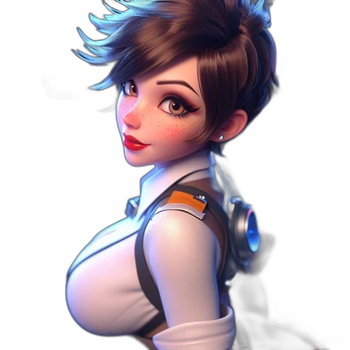 robot, staff, dress, face, concept art, fantasy art, anime, photorealistic transparent PNG cut-out