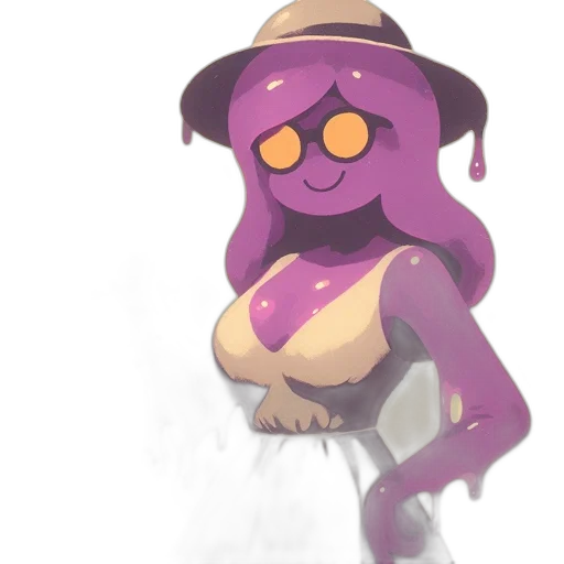 hat, staff, creature, dress, concept art, watercolor, pixel art, 3d render transparent PNG cut-out