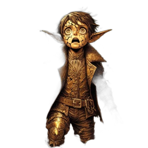 staff, mask, face, creature, concept art, fantasy art, 3d render, pixel art transparent PNG cut-out