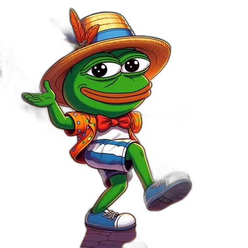 hat, creature, animal, cartoon, concept art, photorealistic, lively, town transparent PNG cut-out