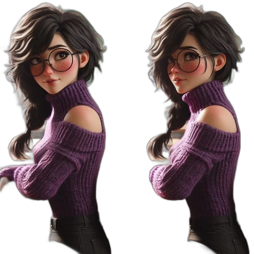 dress, concept art, 3d render, cartoon, fantasy art, dark, monochrome, earth tones transparent PNG cut-out