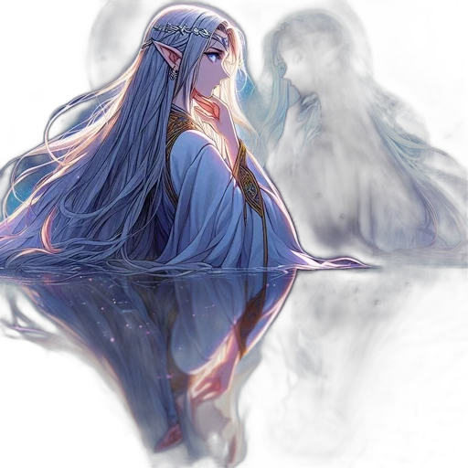 dress, mask, dragon, creature, concept art, fantasy art, watercolor, anime transparent PNG cut-out