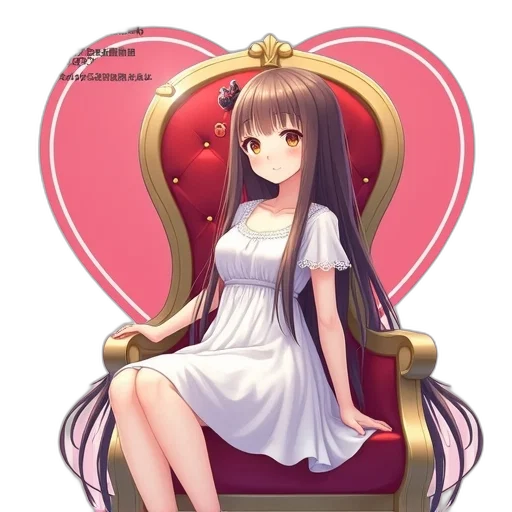 crown, dress, furniture, robot, anime, pixel art, cartoon, fantasy art transparent PNG cut-out