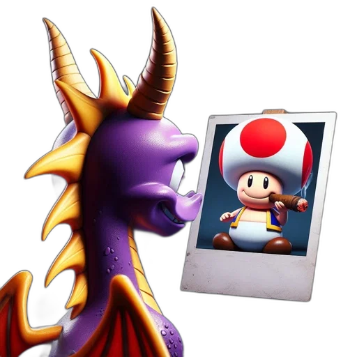 dragon, crown, mask, creature, concept art, 3d render, pixel art, fantasy art transparent PNG cut-out