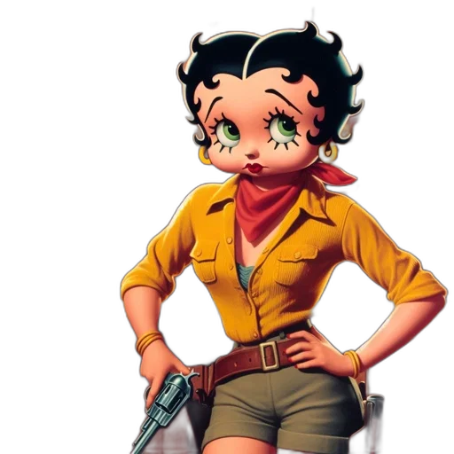 staff, weapon, concept art, cartoon, pixel art, anime, betty, boop transparent PNG cut-out