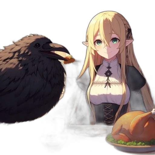 food, animal, creature, dragon, concept art, fantasy art, pixel art, anime transparent PNG cut-out