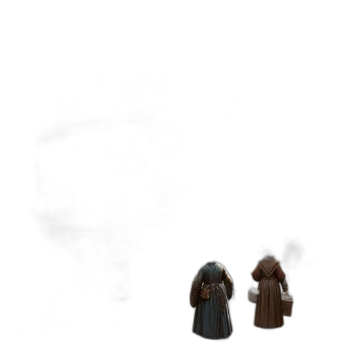 staff, jacket, dress, weapon, concept art, 3d render, pixel art, fantasy art transparent PNG cut-out