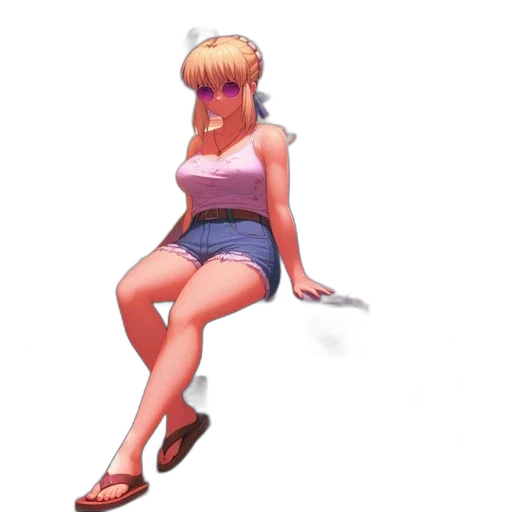 dress, pixel art, concept art, 3d render, vaporwave, pastel, illustration, shows transparent PNG cut-out