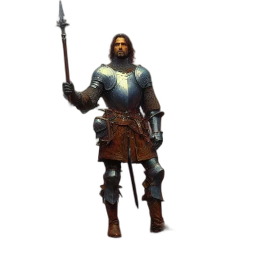 sword, weapon, staff, animal, concept art, fantasy art, 3d render, pixel art transparent PNG cut-out