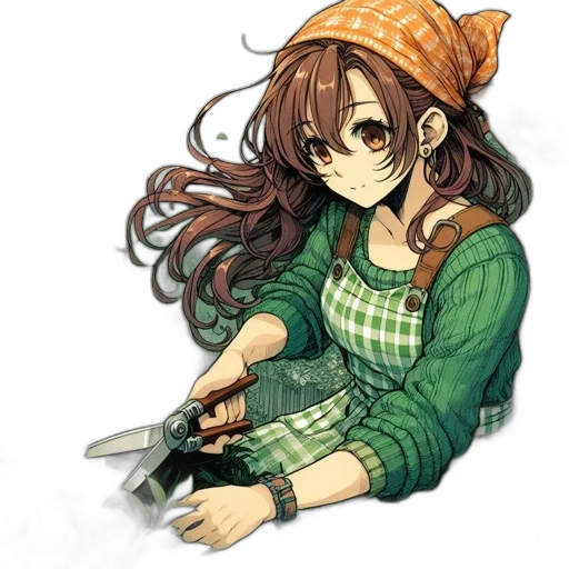 weapon, staff, hat, sword, anime, pixel art, watercolor, concept art transparent PNG cut-out