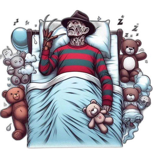 mask, comic book art, concept art, menacing, figure, striped, sweater, hat transparent PNG cut-out