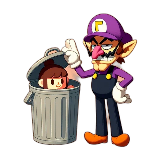 hat, robot, bottle, dress, pixel art, 3d render, concept art, cartoon transparent PNG cut-out