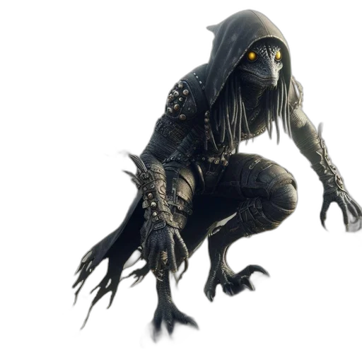 creature, mask, animal, dragon, concept art, fantasy art, 3d render, post-apocalyptic transparent PNG cut-out