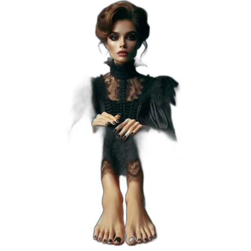dress, 3d render, concept art, photorealistic, fantasy art, woman, luxurious, room transparent PNG cut-out