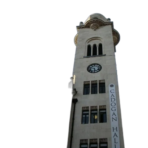 building, staff, umbrella, dress, 3d render, clock, tower, name transparent PNG cut-out