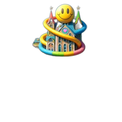 hat, staff, crown, pixel art, 3d render, concept art, vaporwave, colorful transparent PNG cut-out