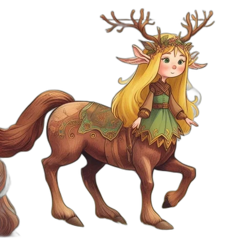 animal, concept art, fantasy art, pixel art, watercolor, unusual, figure, resembling transparent PNG cut-out