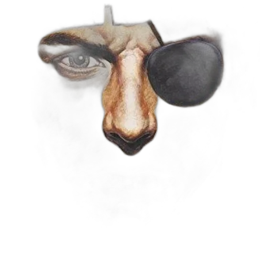 mask, face, animal, creature, photorealistic, watercolor, concept art, oil painting transparent PNG cut-out
