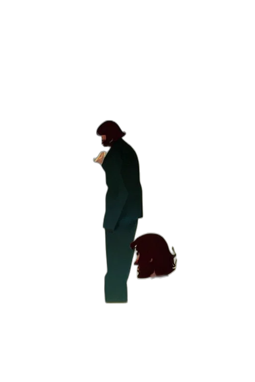 staff, hat, jacket, umbrella transparent PNG cut-out