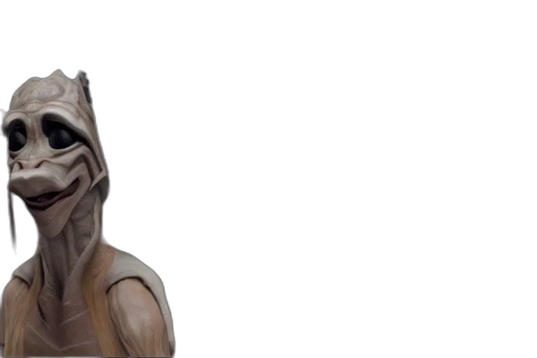 face, mask, 3d render, photorealistic transparent PNG cut-out