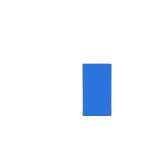 robot, pixel art, blue, monochrome transparent PNG cut-out