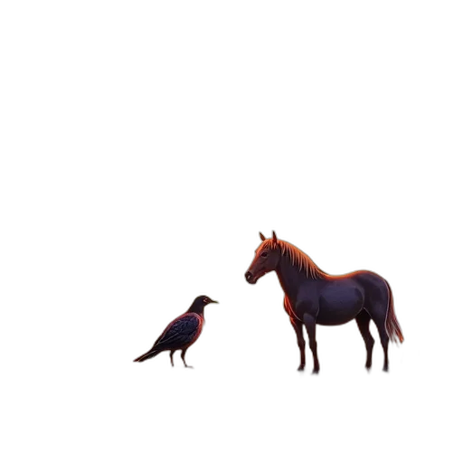 animal, creature, hair, dragon, concept art, pixel art, 3d render, watercolor transparent PNG cut-out