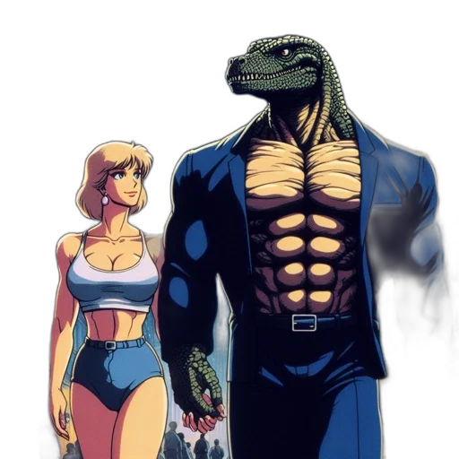 comic book art, concept art, vaporwave, pixel art, underwater, woman, white, tank transparent PNG cut-out
