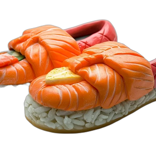 shoes, food, crown, dragon, 3d render, photorealistic, pair, designed transparent PNG cut-out