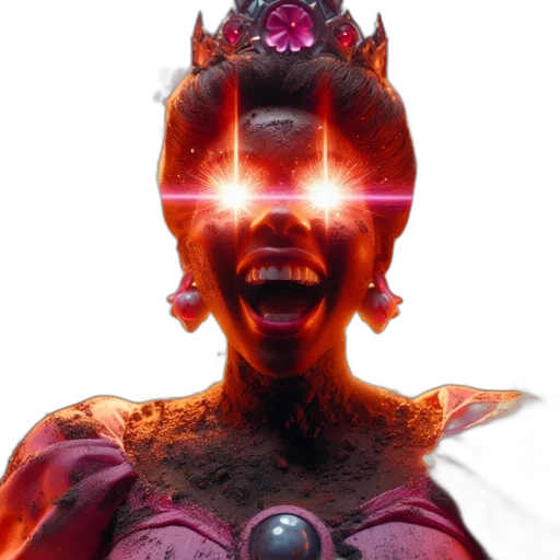 crown, face, mask, robot, concept art, 3d render, cyberpunk, photorealistic transparent PNG cut-out