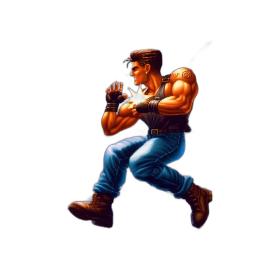 weapon, animal, pixel art, concept art, comic book art, photorealistic, iconic, 1990s transparent PNG cut-out