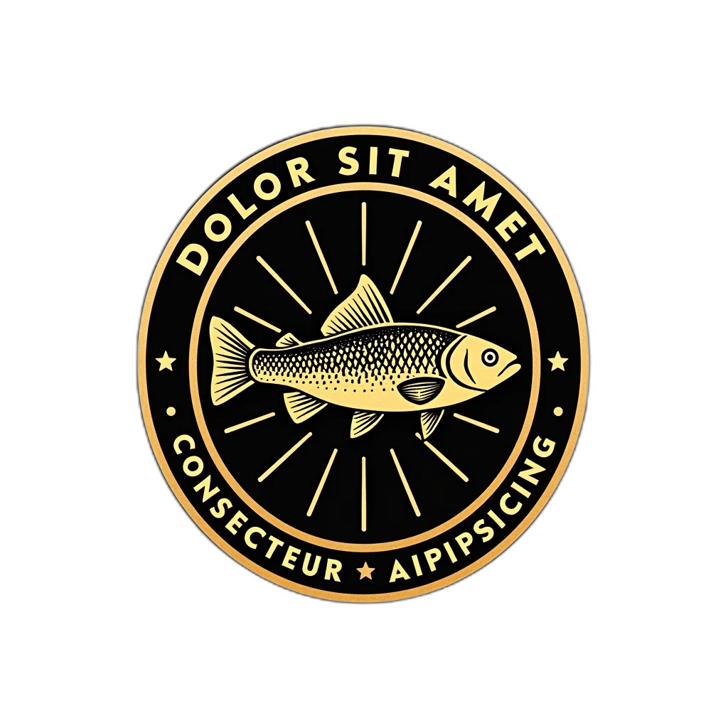 staff, animal, circular, emblem, gold, border, central, image transparent PNG cut-out