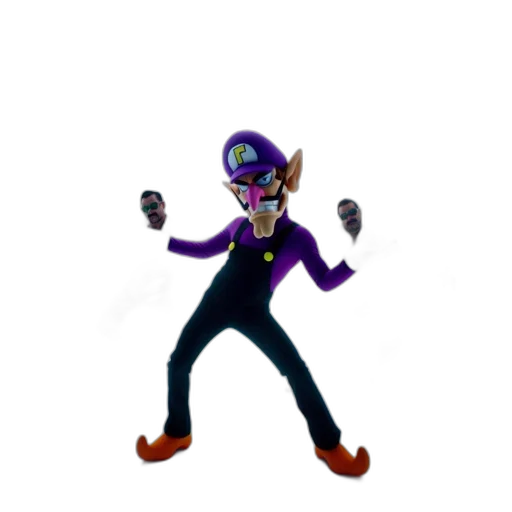 mask, robot, creature, staff, 3d render, concept art, pixel art, cartoon transparent PNG cut-out