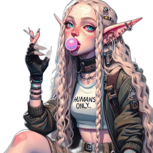 dragon, creature, jacket, staff, fantasy art, pixel art, cyberpunk, concept art transparent PNG cut-out