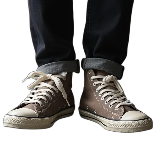 shoes, staff, jacket, 3d render transparent PNG cut-out