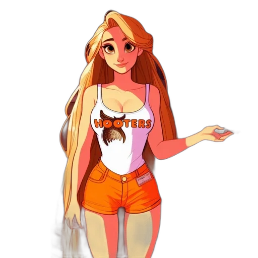 dress, staff, cartoon, pixel art, concept art, anime, neon, colorful transparent PNG cut-out