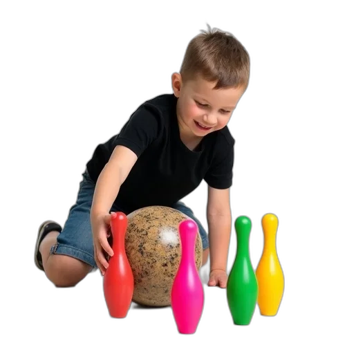 weapon, shoes, mask, bottle, 3d render, photorealistic, young, boy transparent PNG cut-out